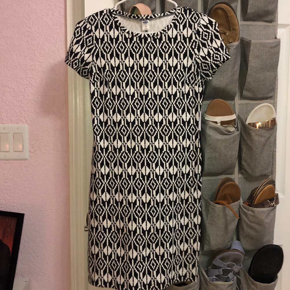 Black pattern dress
